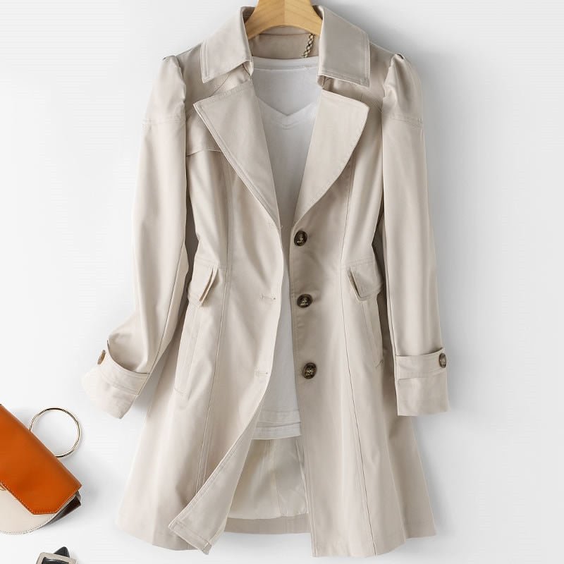 Levoire | Chic Manteau Trench D'Été Beige