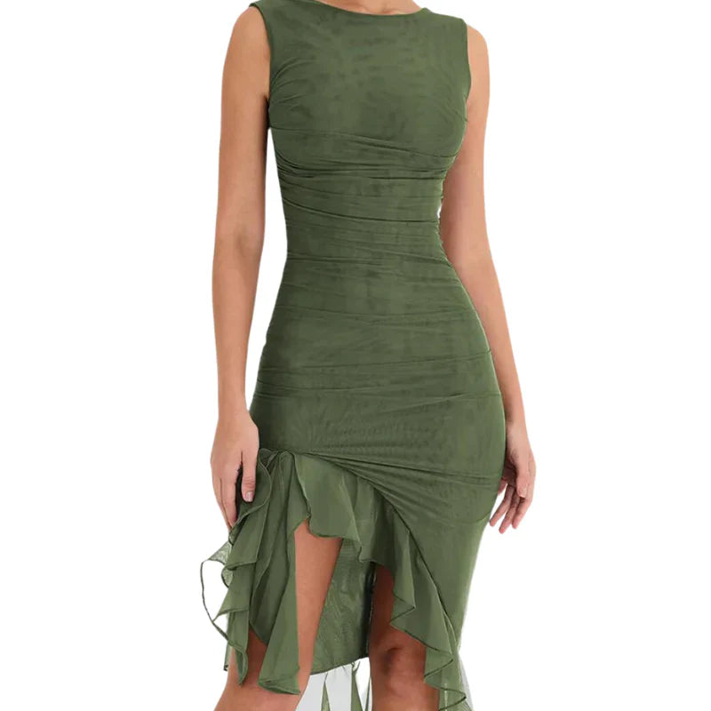 Levoir | Robe midi avec des marques d'avril