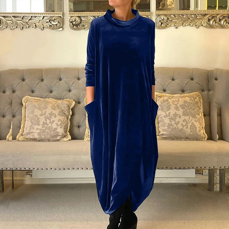 Levoire | Robe Élégante Femme Aérée, Féminine & Parfaite Pour Des Occasions Spéciales Bleu