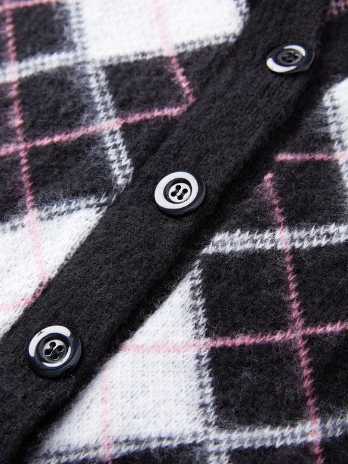 Levoire | Gilet Décontracté En Jacquard Vichy