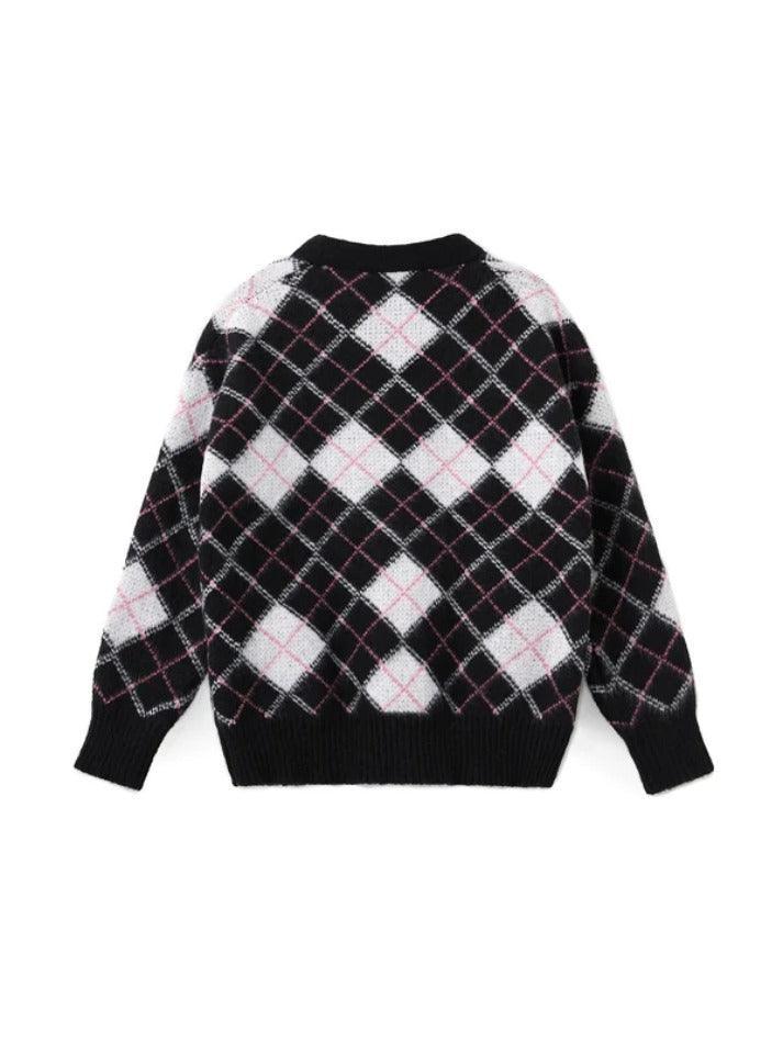 Levoire | Gilet Décontracté En Jacquard Vichy