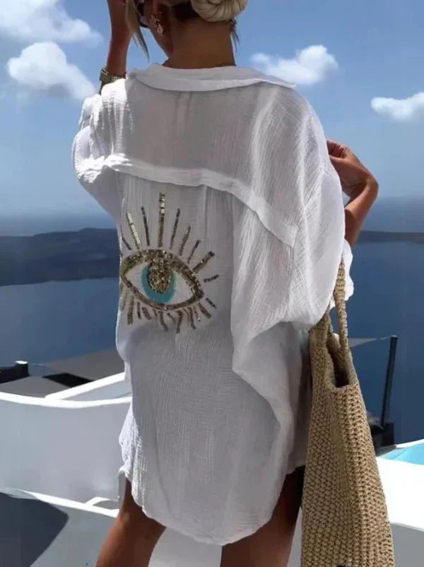 Levoire | Chemise Streetwear À Manches Longues Pour Femmes Blanc