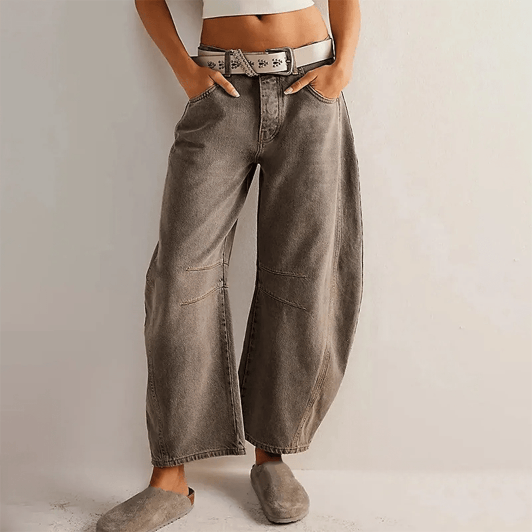 Levoire | Jean Moderne Évasé Femme Gris