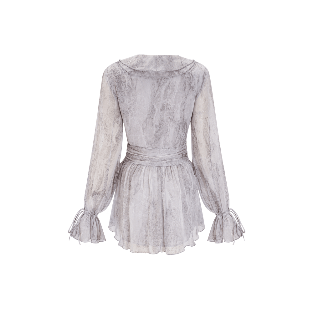 Levoire | Robe Mini Tie Dye Fleurs