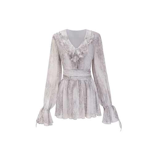 Levoire | Robe Mini Tie Dye Fleurs
