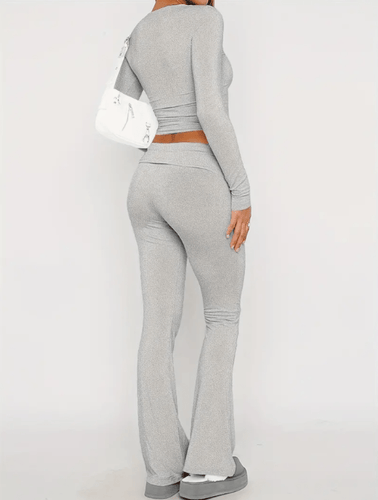 Levoire | Robe Longue Chiffon Femme Décolleté V Élégante