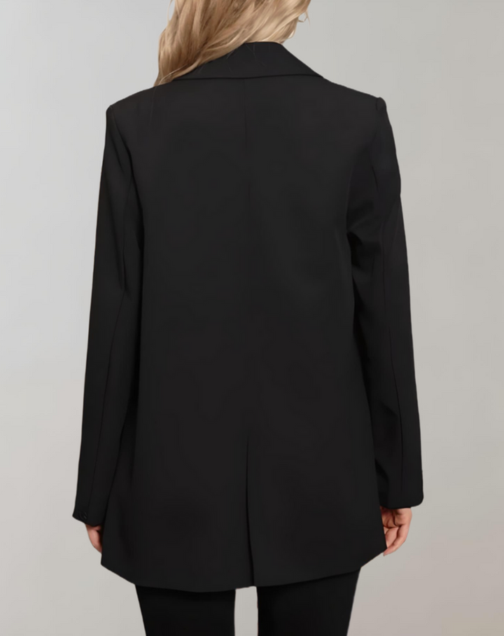 Levoire | Veste De Col Formel Unie Grande Taille Confortable
