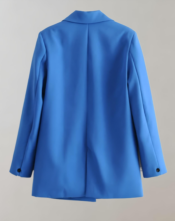 Levoire | Veste De Col Formel Unie Grande Taille Confortable