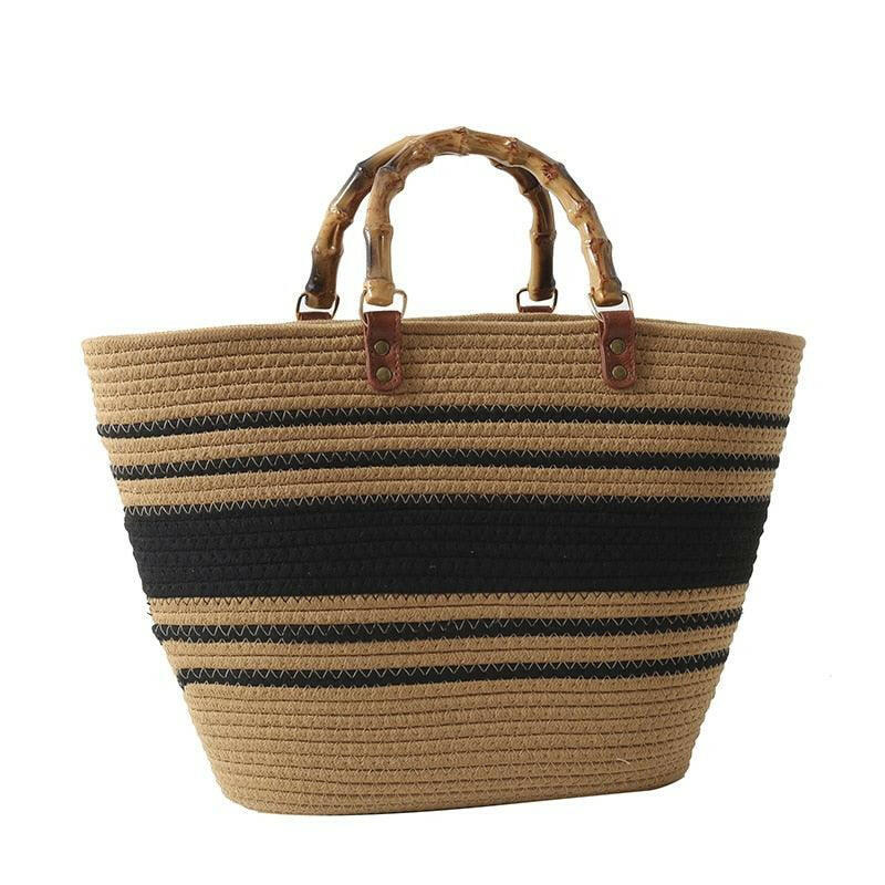 Levoire | Chic Bohemian Style Gadot Sac Seau Pour La Mode Quotidienne Khaki 43x28x9cm