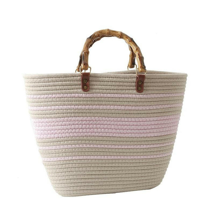 Levoire | Chic Bohemian Style Gadot Sac Seau Pour La Mode Quotidienne Rosa 43x28x9cm