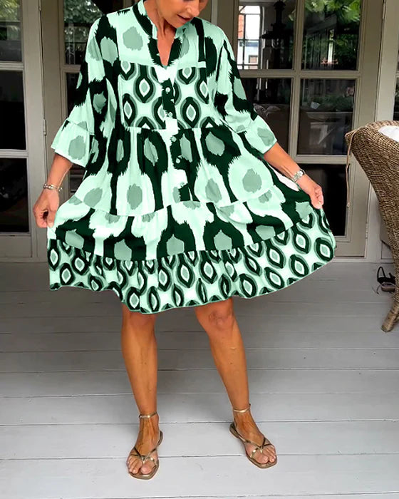 Levoire | Pli Robe Avec Motif De Taches