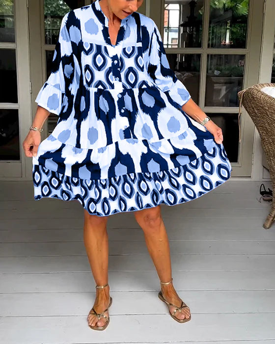 Levoire | Pli Robe Avec Motif De Taches
