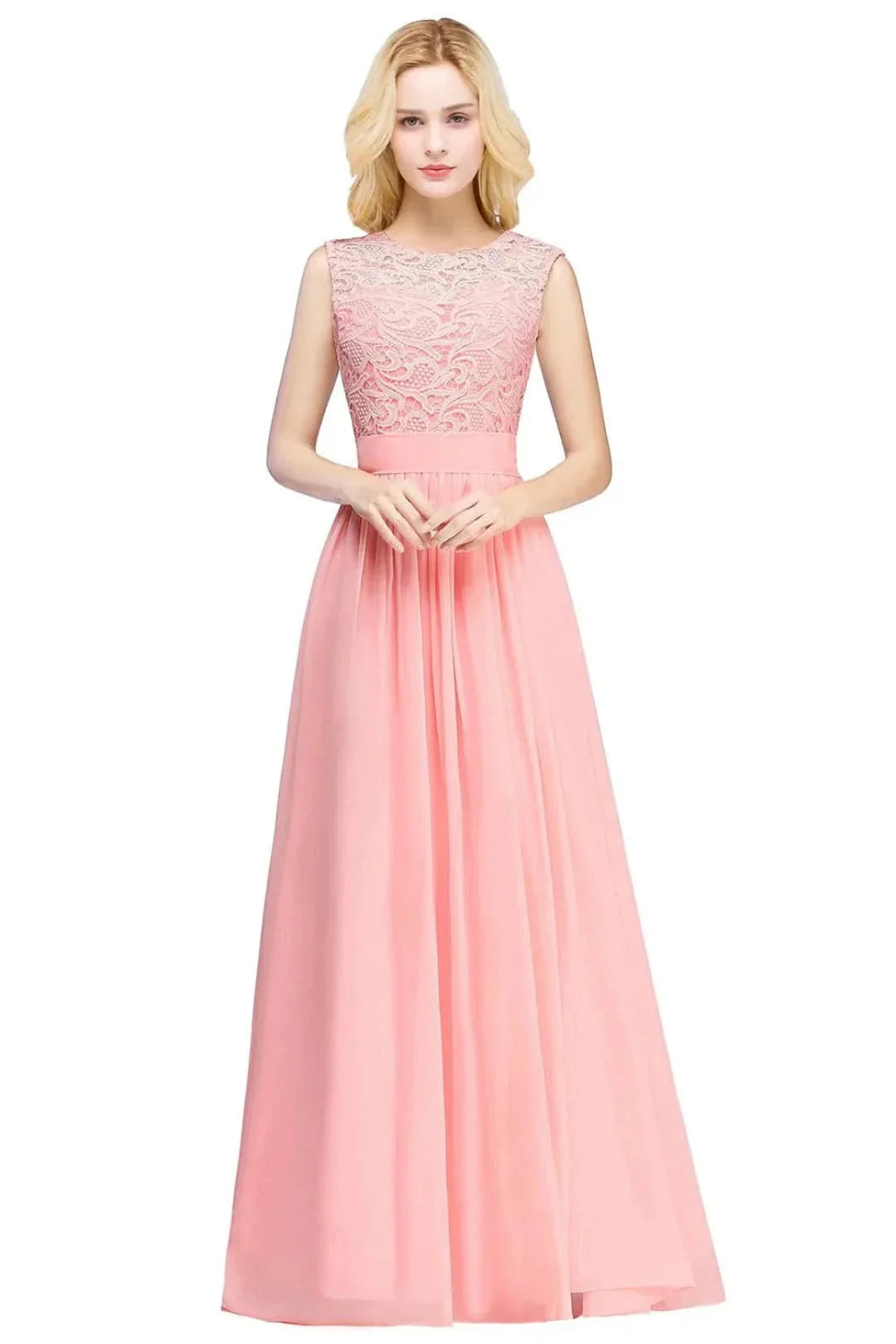 Levoire | Chiffon Kaasonit Rippimekko Avec Découpe En Cœur, Longueur Au Sol Rose foncé