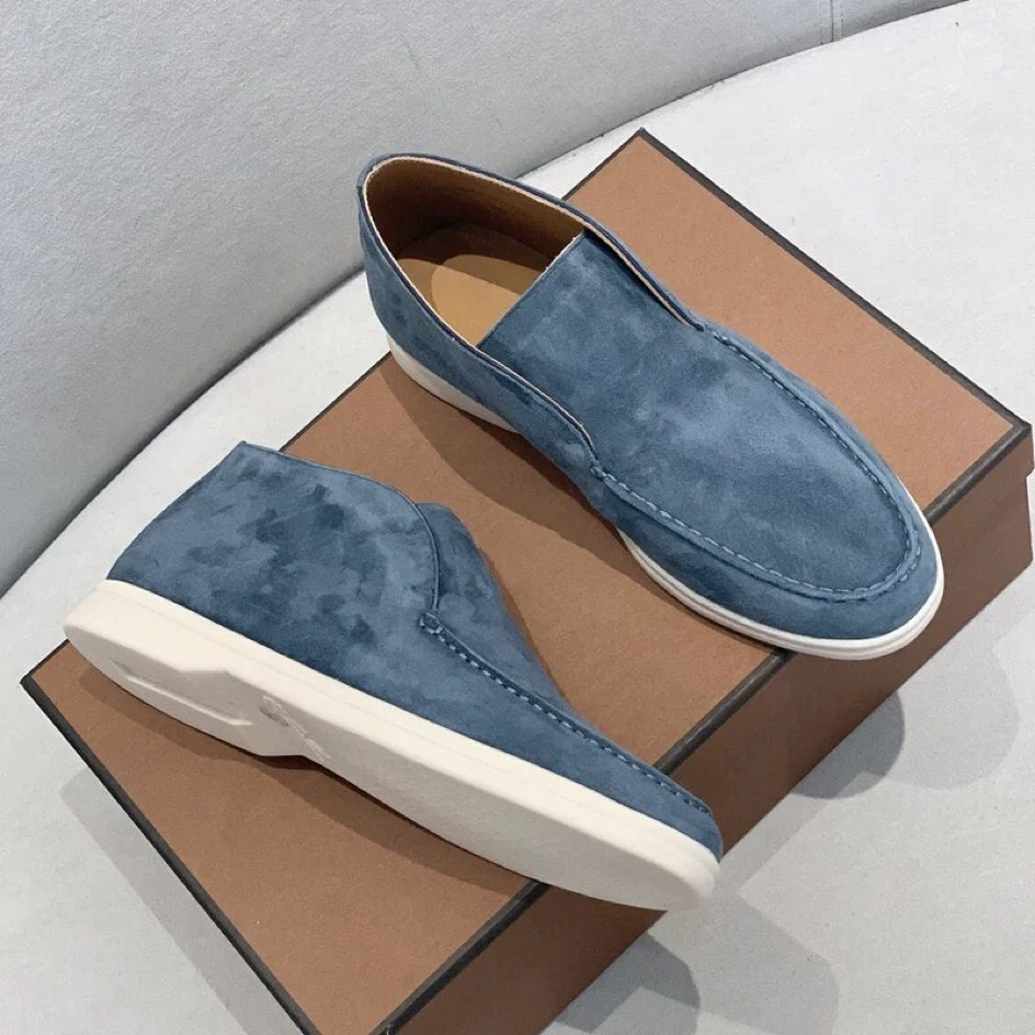 Levoire | Pantoufles En Daim Élégantes Hellturquoise