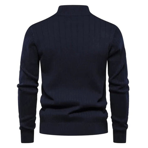 Levoire | Pull homme Pull avec fermeture éclair et col Affaires Décontracté Pull homme