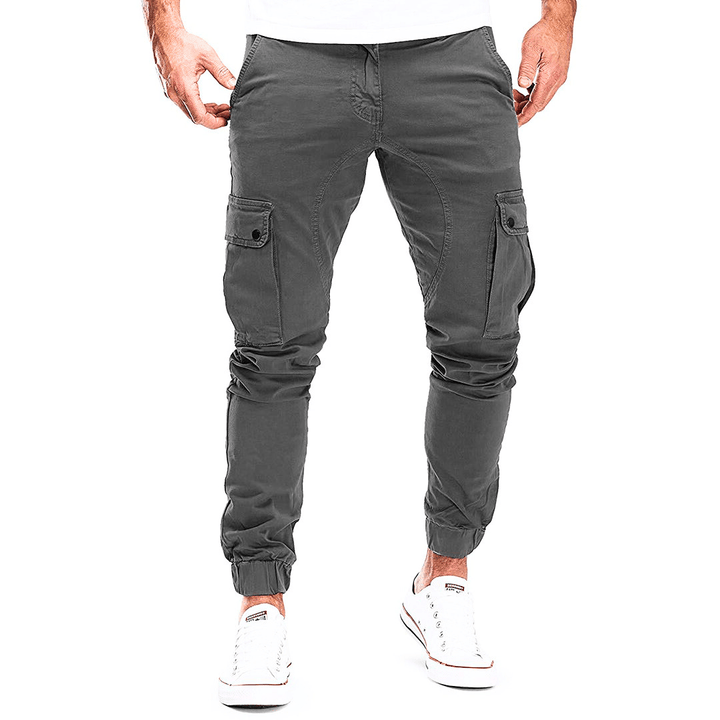 Levoire | Pantalon cargo hommes décontracté & tendance mode homme Gris foncé