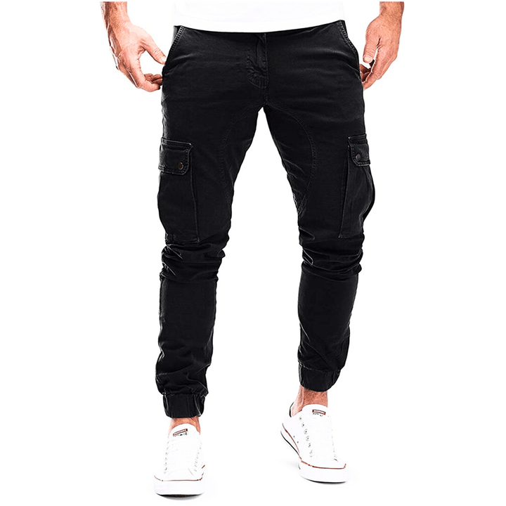 Levoire | Pantalon cargo hommes décontracté & tendance mode homme Noir