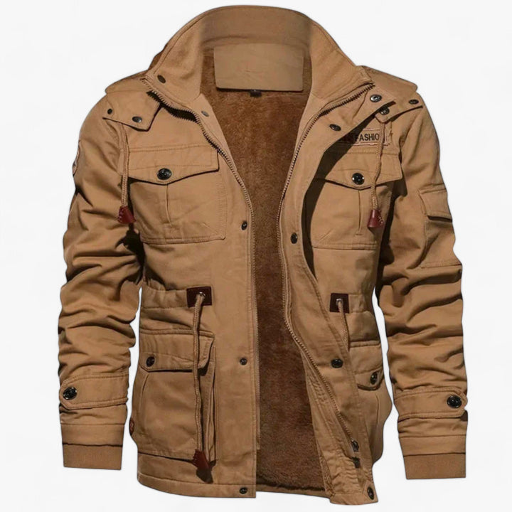 Levoire | Veste Bomber De Loisirs Pour Hommes Khaki