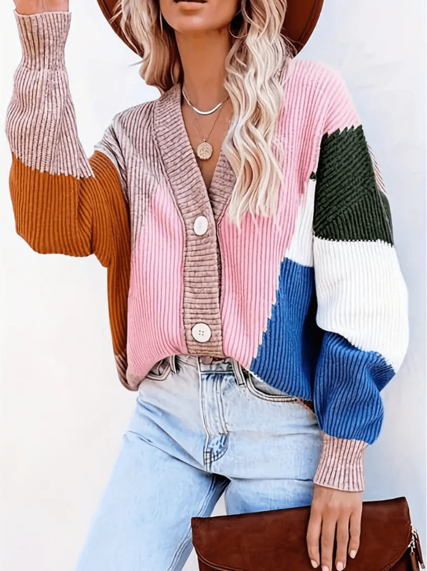 Levoire | Pull Femme Tricot Élégant Abstrait Confort