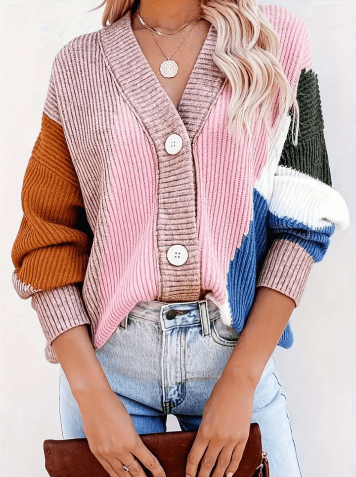 Levoire | Pull Femme Tricot Élégant Abstrait Confort