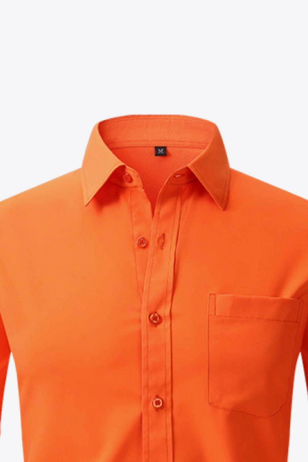 Levoire | Chemise Classique À Manches Longues Avec Col Et Poche