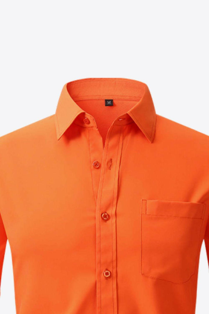 Levoire | Chemise Classique À Manches Longues Avec Col Et Poche