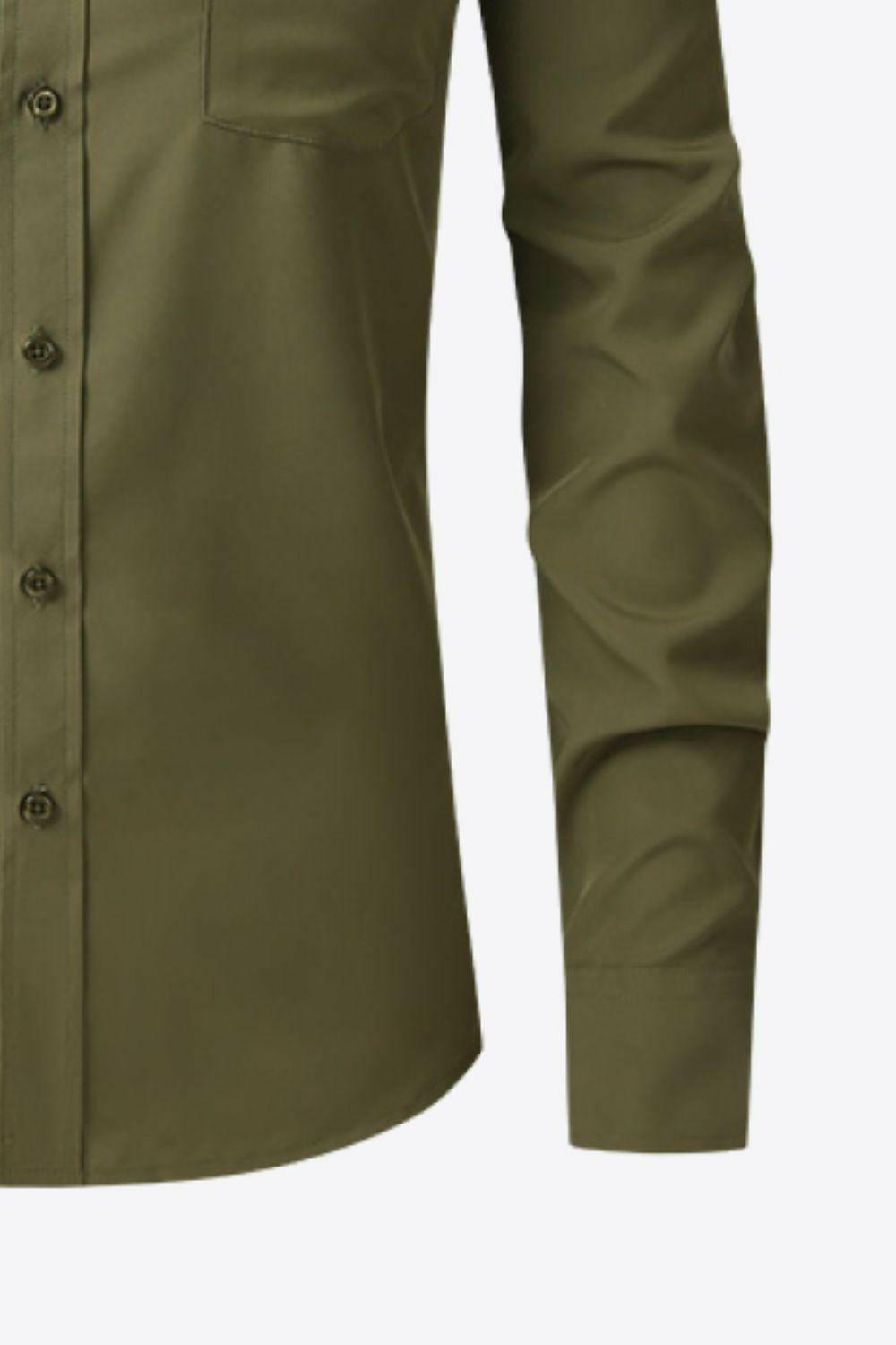 Levoire | Chemise Classique À Manches Longues Avec Col Et Poche