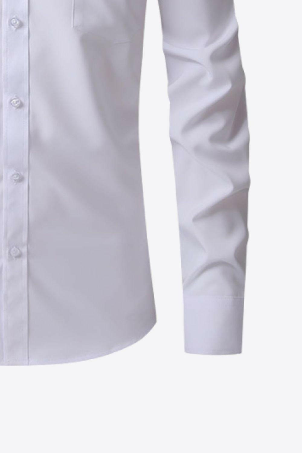 Levoire | Chemise Classique À Manches Longues Avec Col Et Poche
