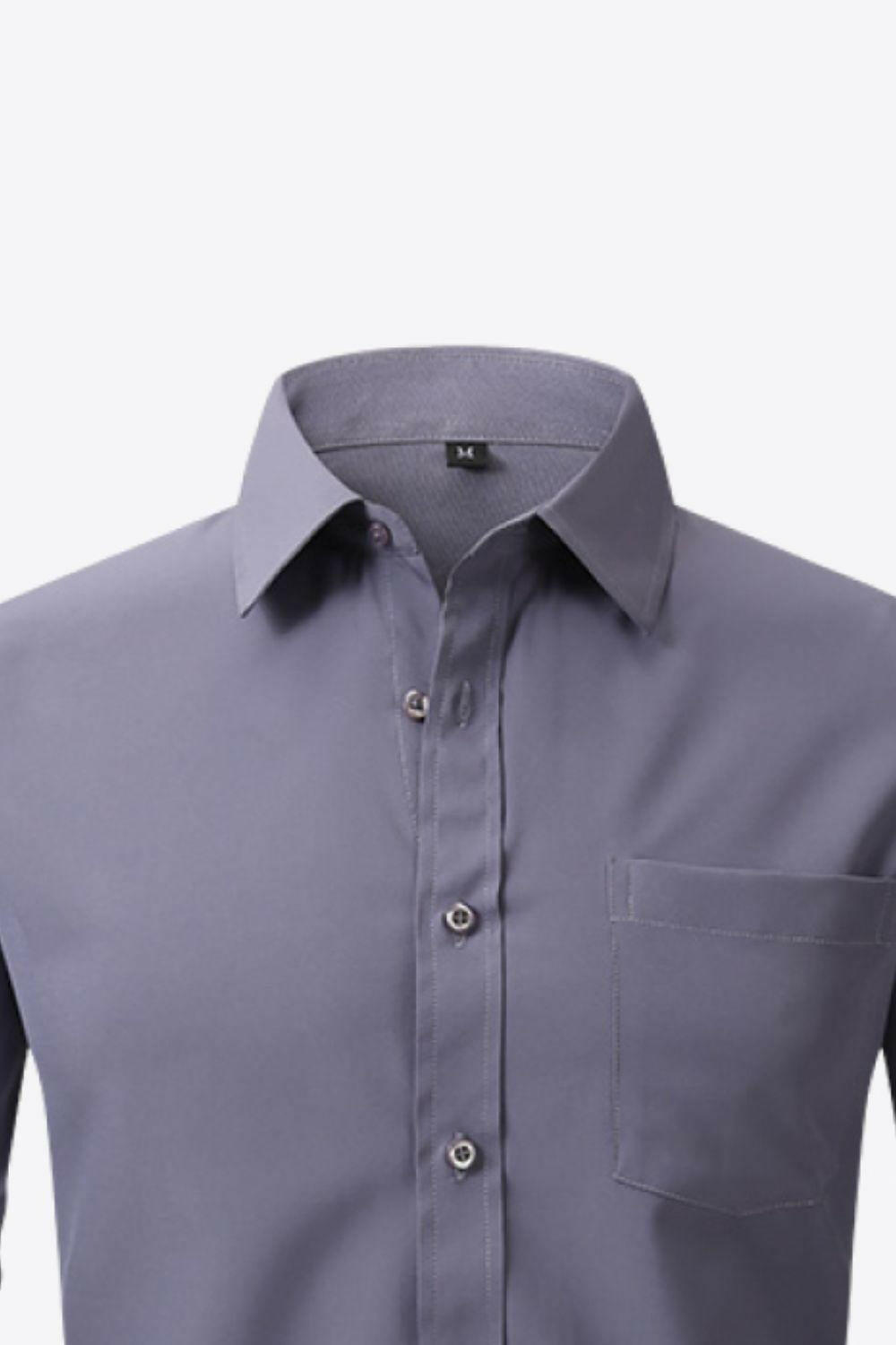 Levoire | Chemise Classique À Manches Longues Avec Col Et Poche