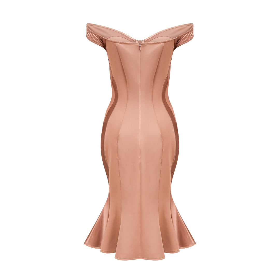 Levoire | Bustier Style Robe Midi Ajustée