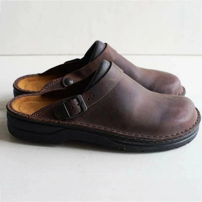 Levoire | Vintage Herren Slipper Braun