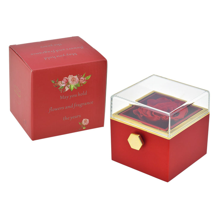 Levoire | bague avec une rose éternelle - Livraison offerte