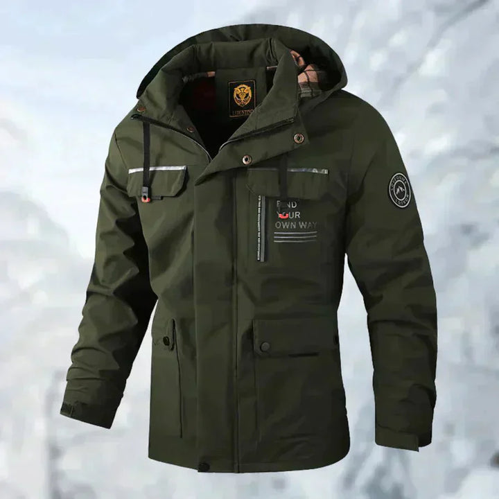Levoire | Veste D'Extérieur Confortable, Coupe-Vent Et Imperméable. Vert