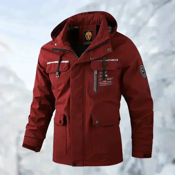 Levoire | Veste robuste et fiable Rouge