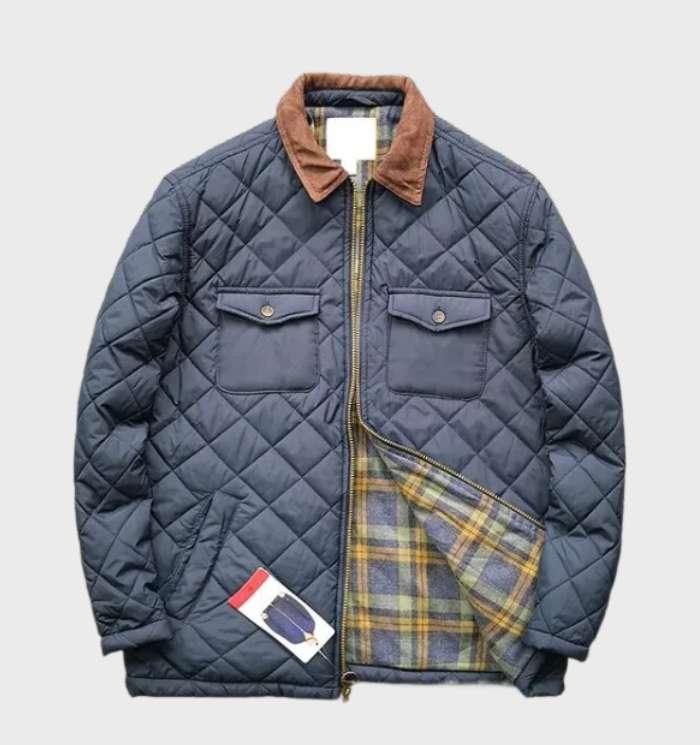 Levoire | Dick, Veste Matelassée En Forme De Losange Marine bleu