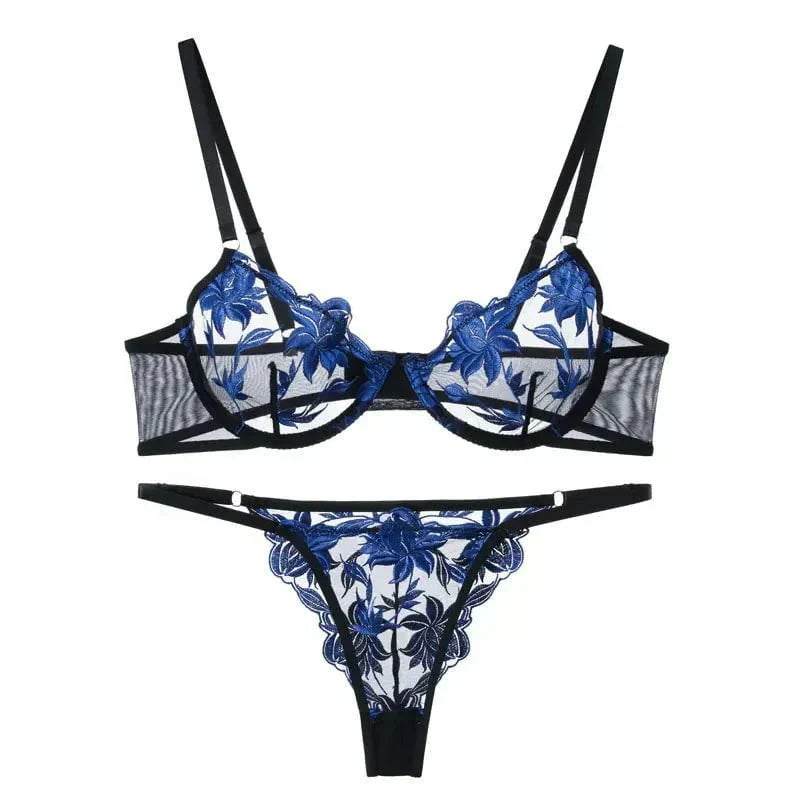 Levoire | Ensemble De Lingerie Français 2 Pièces Bleu