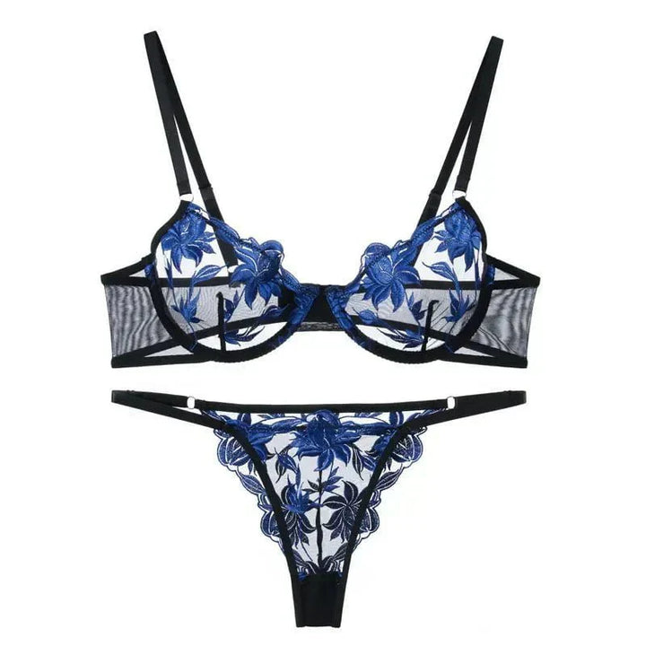 Levoire | Ensemble De Lingerie Français 2 Pièces Bleu