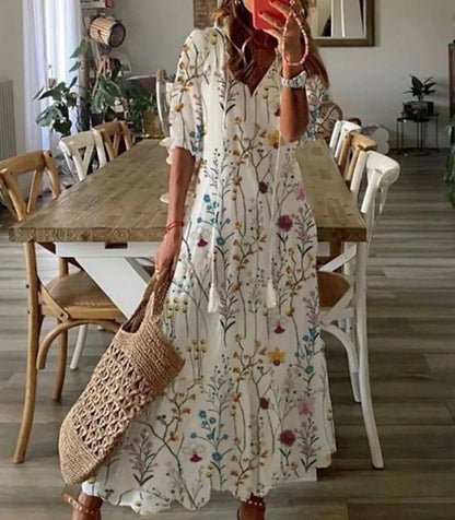 Levoire | Robe Bohémienne Élégante Blanc 2