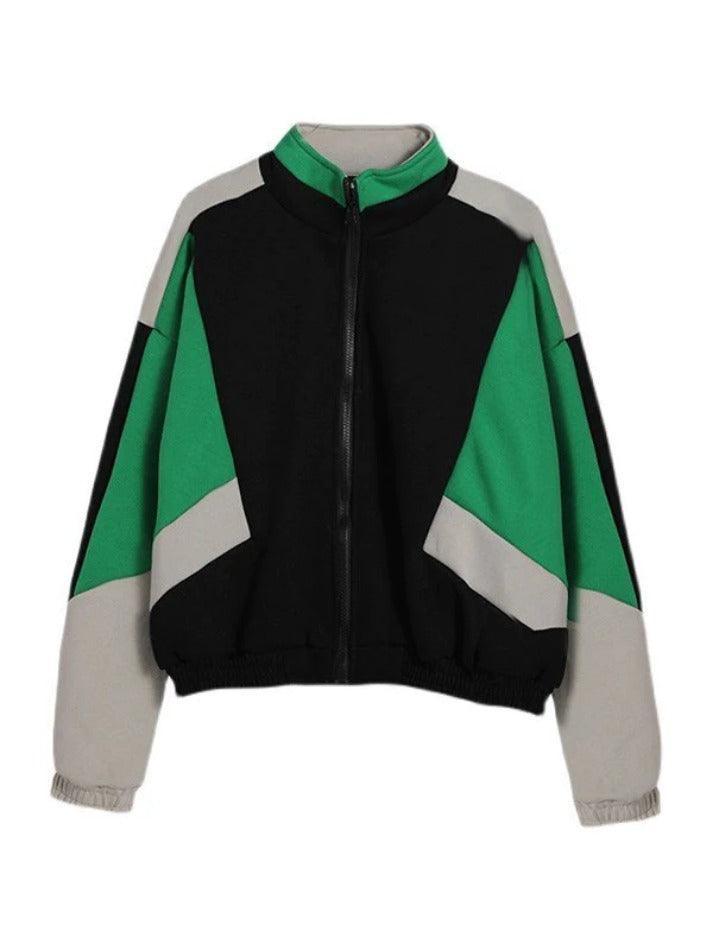 Levoire | Veste De Collège Zippée À Color Block