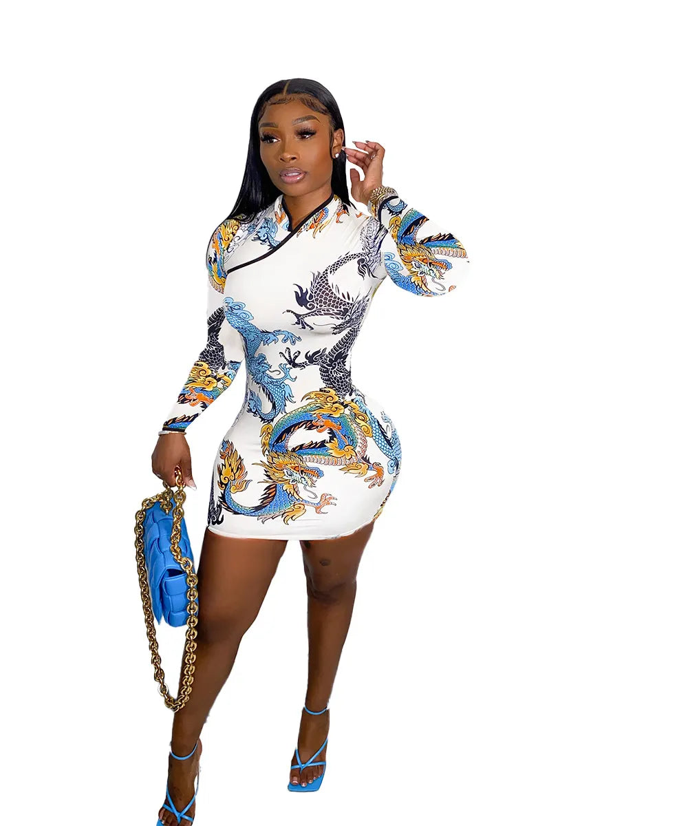 Levoire | Robe à Manches Courtes BLANC