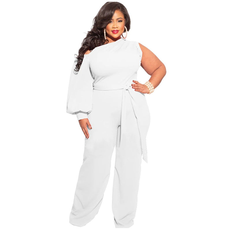 Levoire | Pantalons Maxi Longs à Une Manche BLANC