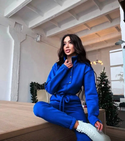 Levoire | Pantalons polaires personnels avec cordon BLEU