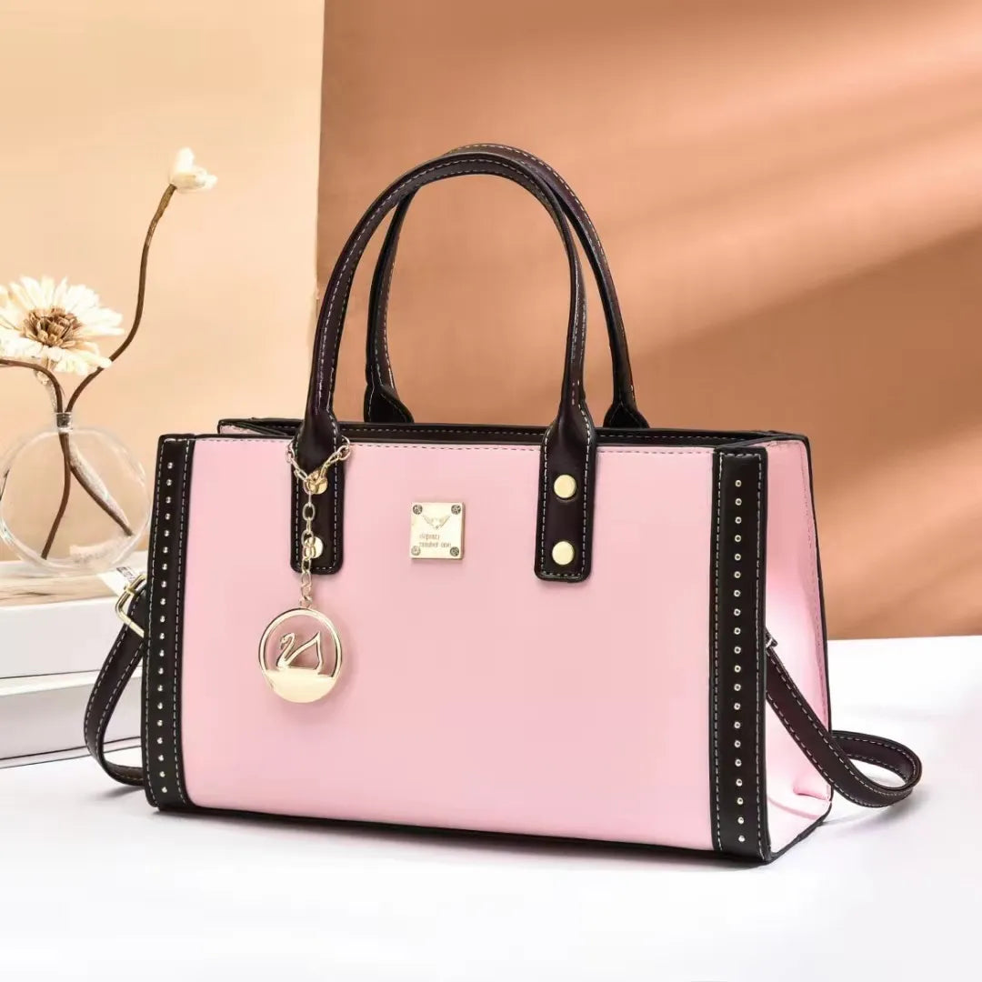 Levoire | Grand Sac à main Carré VALE ROSE