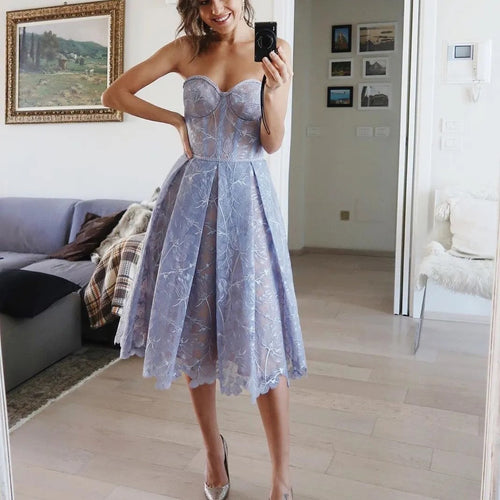 Levoire | Belle Robe Midi Avec Corset