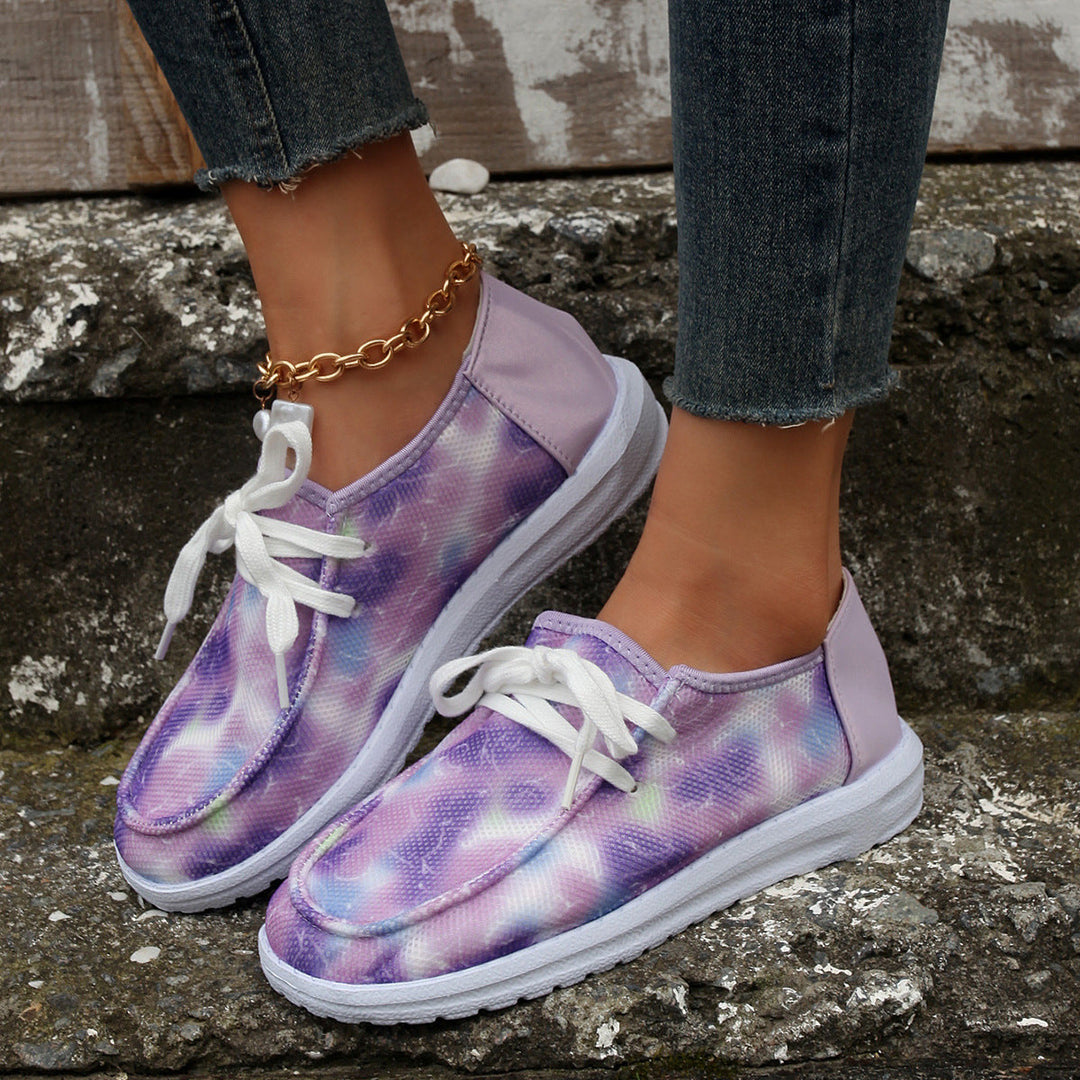 Levoire | en tissu tie-dye léger VIOLETTI