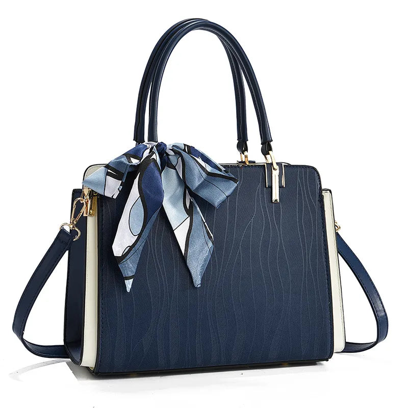 Levoire | accessoire en écharpe carrée à main Bleu