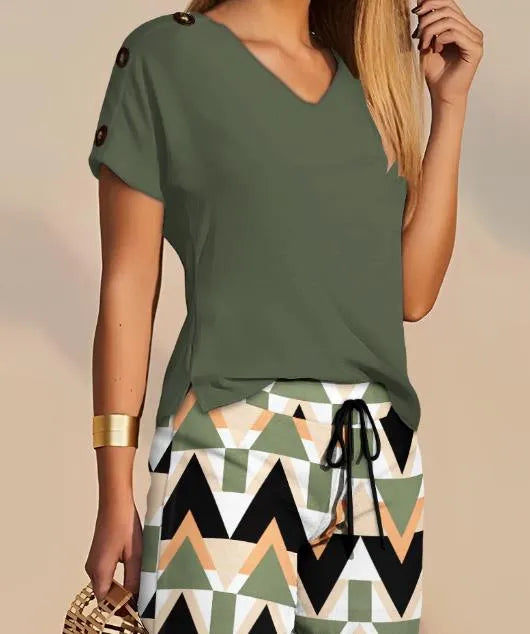 Levoire | T-shirt col V et shorts OLIVIER