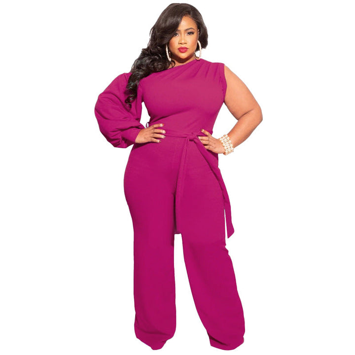 Levoire | Pantalons Maxi Longs à Une Manche ROSE