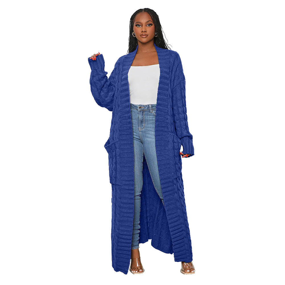 Levoire | cardigan à manches longues spécial automne-hiver BLEU