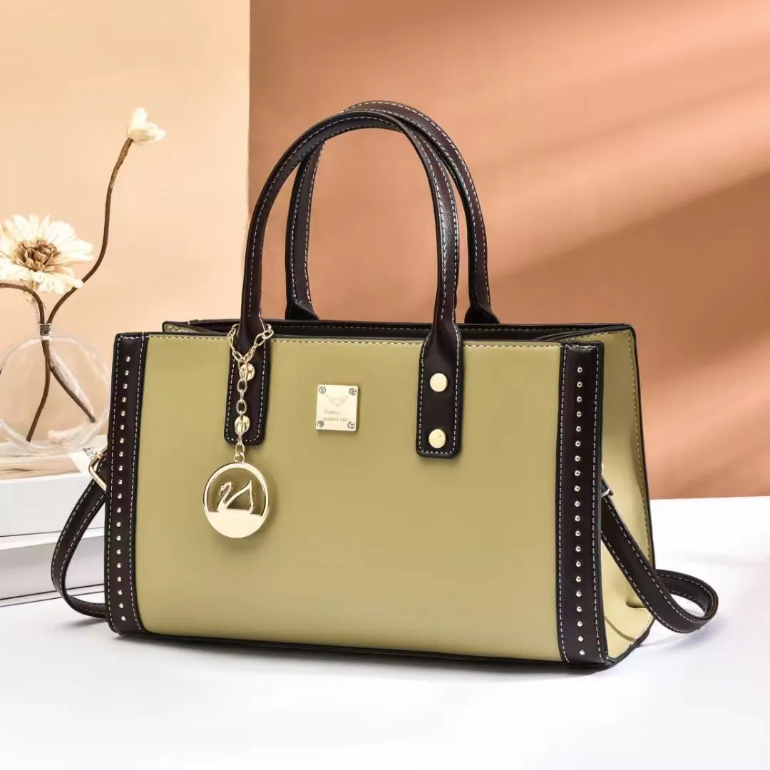 Levoire | Grand Sac à main Carré VERT